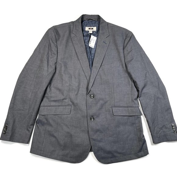 Joseph Abboud Heritage Mens Classic Gray Cotton Blazer XL MSRP $199 Jacket New